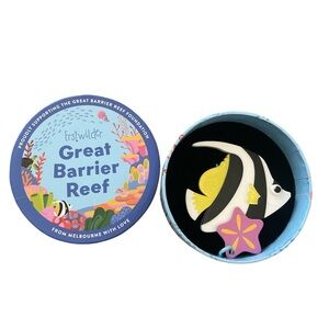 New Release 3/2025 “Banner Fish” brooch by Erstwilder